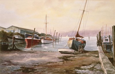 Gillingham Pier an der Medway von Vic Trevett